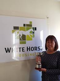 White Horse Team Memeber and sign